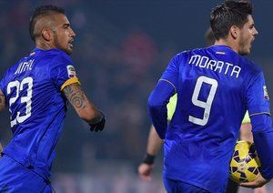 آلوارو موراتا|چزنا 2 - 2 یوونتوس / سری آ