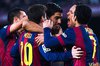 شادی بازیکنان بارسا