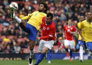 گری مدل - لوئیز آدریانو|برزیل 1 - 0 شیلی / دیدار دوستانه