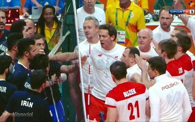 شکست دراماتیک تیم ملی والیبال / درگیری های شدید در پایان دیدار ایران و لهستان