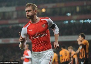 پر مرتساکر|آرسنال 2 - 0 هال سیتی / جام حذفی انگلستان