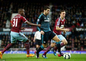 سسک فابرگاس|وستهام 0 - 1 چلسی / لیگ جزیره