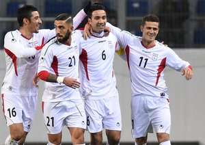 شادی بازیکنان ایران