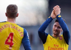 اليوير ژیرود|کریستال پالاس 1 - 2 آرسنال / لیگ جزیره