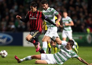 سلتیک 0-3 آث میلان / گروه H لیگ قهرمانان اروپا