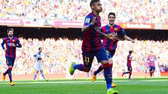 بارسلونا 2 - 0 رئال سوسیداد/هفته سی و ششم لالیگا/گل های مسابقه