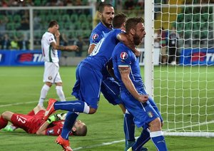 دانیله د روسی|ایتالیا 1 - 0 بلغارستان / مقدماتی یورو 2016