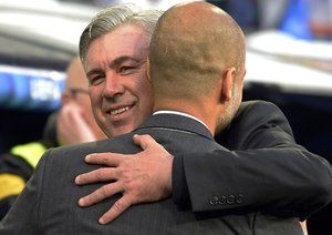 جوزپه گوآردیولا - کارلو آنچلوتی|رابطه خوب انجلوتی و پپ گواردیولا