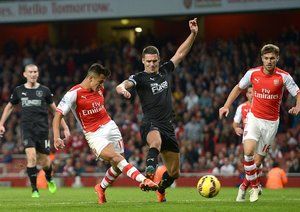 الکسیس سانچز|آرسنال 3 - 0 بِرنلی / لیگ جزیره