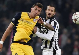 ماريو ماندزوکیچ - جورجیو کیه لینی|یوونتوس 0 - 0 اتلتیکو مادرید / لیگ قهرمانان