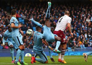 یحیی توره|منچستر سیتی 3 - 2 آستون ویلا / لیگ جزیره