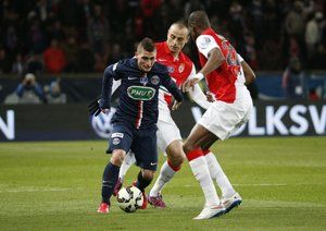 مارکو وراتی|پاریس سن ژرمن 2 - 0 موناکو  / جام حذفی