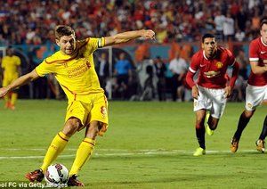 استیون جرارد|منچستر یونایتد 3-1 لیورپول / فینال گینس کاپ