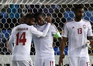 شادی بازیکنان امارات