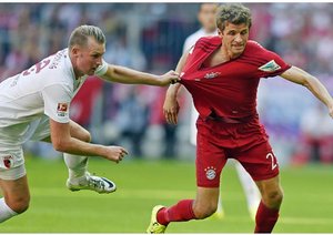 توماس مولر|بایرن مونیخ 2 - 1 اوگزبورگ / بوندسلیگا