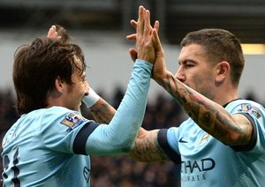 داوید سیلوا|منچستر سیتی 3 - 0 کریستال پالاس / لیگ جزیره