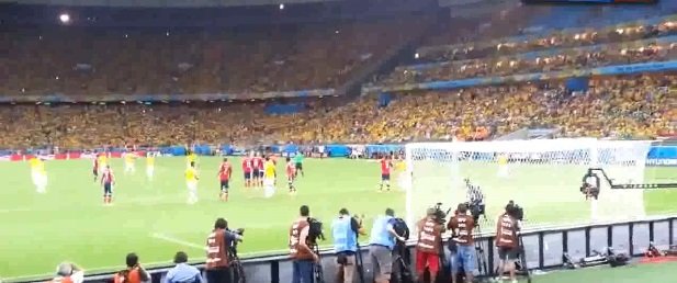 گل زیبای داوید لوئیز به کلمبیا از نگاه دوربین تماشگران