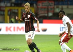 كيسوکه هوندا|میلان 2 - 0 پروجا / جام حذفی ایتالیا