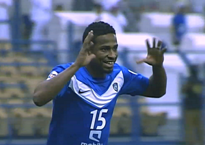 یاسر الشهرانی|خوشحالی یاسر الشهرانی بعد از باز کردن دروازه سپاهان