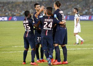 زلاتان ایبراهیموویچ|پاریس سن ژرمن 2-0  گوین گمپ / سوپر کاپ