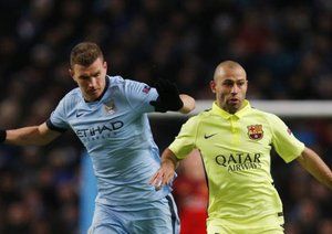 ادین ژکو - ماسکرانو|منچستر سیتی 1 - 2 بارسلونا / لیگ قهرمانان