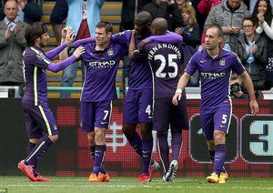 یحیی توره|سوانسی 2 - 4 منچستر سیتی / لیگ جزیره