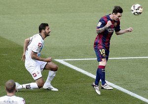 لیونل مسی|بارسلونا 2 - 2 دپورتیوو لاکرونیا / لالیگا