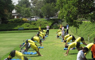 حاشیه تمرین تیم ملی در آفریقای‌جنوبی | تاکید کی‌روش بر تمرکز و بازی هوشمندانه