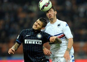 تقابل دو بازیکن|اینترمیلان 2 - 0 سامپدوریا / جام حذفی ایتالیا