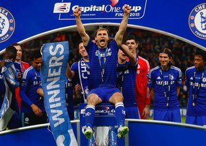 جشن قهرمانی آبی پوشان لندن|چلسی 2 - 0 تاتنهام / جام اتحادیه