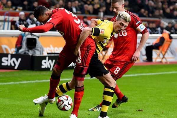 بایر لورکوزن 0 - 0 بوروسیا دورتموند/هفته هجدهم بوندسلیگا/خلاصه مسابقه