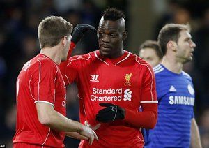 ماریو بالوتلی - استیون جرارد|چلسی 1 - 0 لیورپول / جام اتحادیه