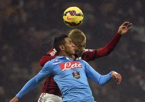 كيسوکه هوندا|میلان 2 - 0 ناپولی / سری آ