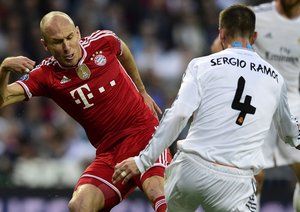 سرخیو راموس - آرین روبن|فرار های با سرعت و تک روی های روبن هم کارساز نشد