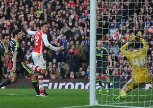 اليوير ژیرود|آرسنال 2 - 0 میدِلزبورو / جام حذفی