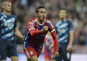 تیاگو آلکانترا|بایرن مونیخ 6 - 1 پورتو / لیگ قهرمانان اروپا