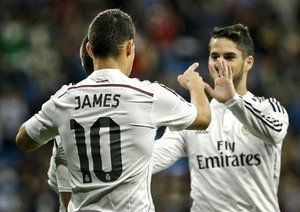 جیمز رودریگز|رئال مادرید 5 - 0 کُرنیا / جام حذفی