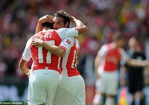 سانتیاگو کازورلا - الکسیس سانچز|آرسنال 3-0 منچستر سیتی / جام خیریه