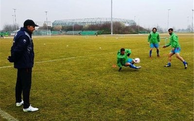 حاشیههای تمرین تیم ملی | مرور کارهای تاکتیکی زیر نظر کیروش + عکس