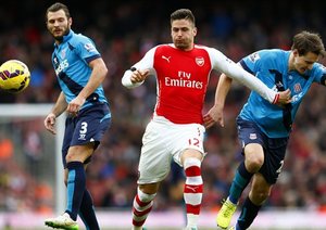 اليوير ژیرود|آرسنال 3 - 0 استوک سیتی / لیگ جزیره