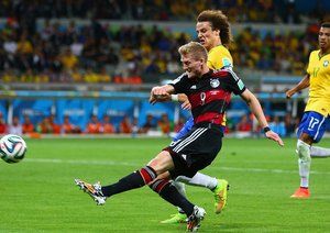 آندره شورله|لحظه باز شدن برزیل توسط مهاجم آلمان ، آندره شورله.