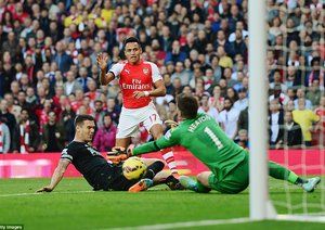 الکسیس سانچز|آرسنال 3 - 0 بِرنلی / لیگ جزیره