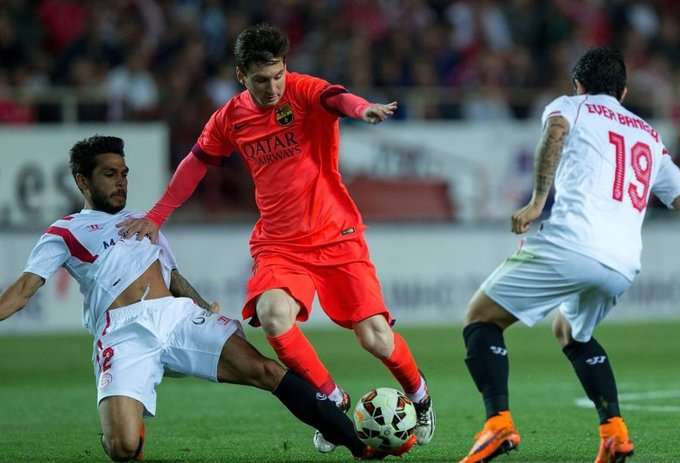 سه ویا 2 - 2 بارسلونا / لالیگا / گل های بازی