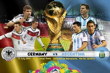 آلمان 1 - 0 آرژانتین ( فینال جام جهانی 2014)