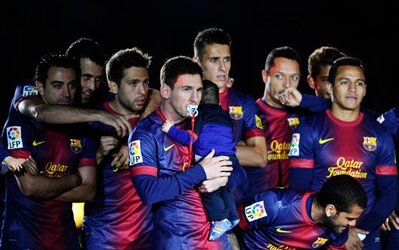 پسر مسی عامل ماندگاری پدر در کاتالونیا