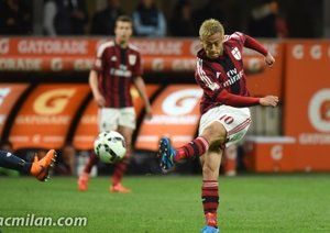 كيسوکه هوندا|میلان 1 - 3 جنوا / سری آ