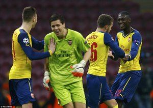 کالوم چمبرز|گالاتاسراي 1 - 4 آرسنال / لیگ قهرمانان