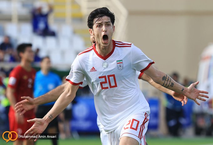 گل‌های بازی ویتنام 0 - ایران 2