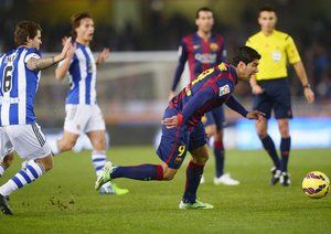 لوئیس سوارز|رئال سوسیداد 1 - 0 بارسلونا / لالیگا