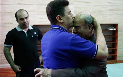 بازدید افشارزاده، پورحیدری و قلعه‌نویی از کمپ استقلال